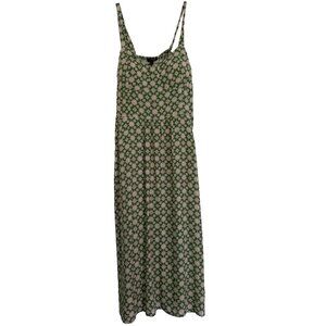 As U Wish Green Floral Women's Dress - Size S